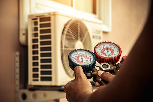 Professional Emergency Hvac technician working in Slippery Rock, PA